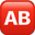 AB button (blood type)