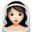 bride with veil light skin tone