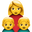 family: woman and two boys