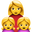 family: woman and two girls