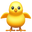 front-facing baby chick