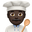 man cook dark skin tone