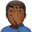 man facepalming medium-dark skin tone