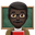 man teacher dark skin tone