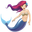 mermaid light skin tone