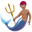 merman medium skin tone