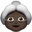 old woman dark skin tone