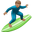 person surfing medium skin tone