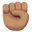 raised fist medium skin tone