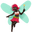 woman fairy dark skin tone