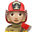woman firefighter medium-light skin tone