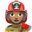 woman firefighter medium skin tone