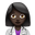 woman health worker dark skin tone