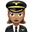 woman pilot medium skin tone