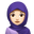 woman with headscarf light skin tone
