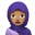 woman with headscarf medium skin tone