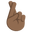 crossed fingers medium-dark skin tone