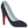 high-heeled shoe