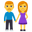 man and woman holding hands