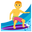 person surfing