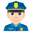 police officer light skin tone