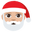 Santa Claus medium-light skin tone