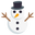 snowman without snow