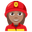 woman firefighter medium skin tone