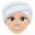 woman wearing turban medium-light skin tone
