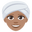 woman wearing turban medium skin tone