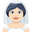 bride with veil light skin tone