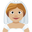 bride with veil medium-light skin tone