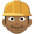 construction worker medium-dark skin tone