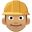 construction worker medium skin tone