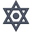 dotted six-pointed star