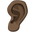 ear dark skin tone