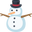 snowman without snow