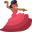 woman dancing medium-dark skin tone
