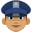 woman police officer medium skin tone