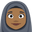 woman with headscarf medium-dark skin tone