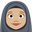 woman with headscarf medium-light skin tone