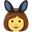 women with bunny ears