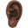 ear dark skin tone