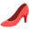 high-heeled shoe