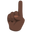 index pointing up dark skin tone