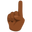 index pointing up medium-dark skin tone