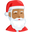 Santa Claus medium skin tone