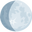 waxing gibbous moon