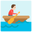 person rowing boat