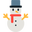 snowman without snow